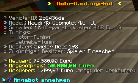 Kaufangebot Kaufangebot